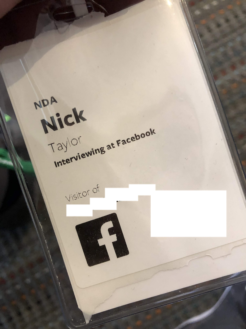 Facebook badge