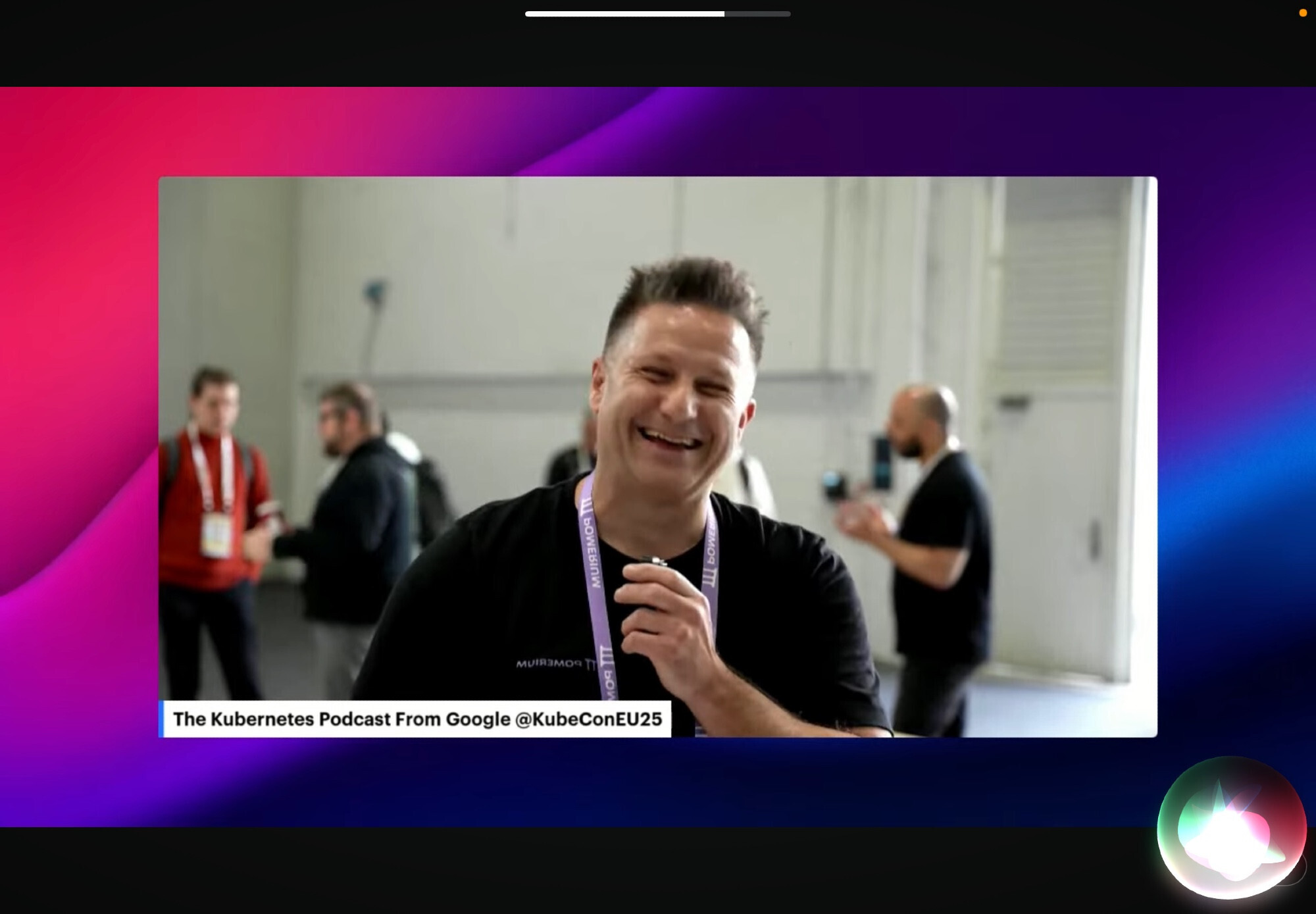 Me on the Kubernetes podcast livestream last day of KubeCon EU 2025