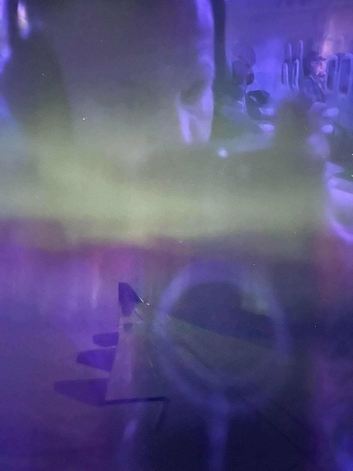 Northern Lights visible from my window during my flight to London